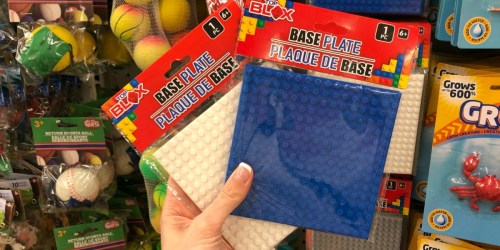 Dollar Tree Finds: Building Block Base Plates, Shelf Decor & More – ONLY $1 Each
