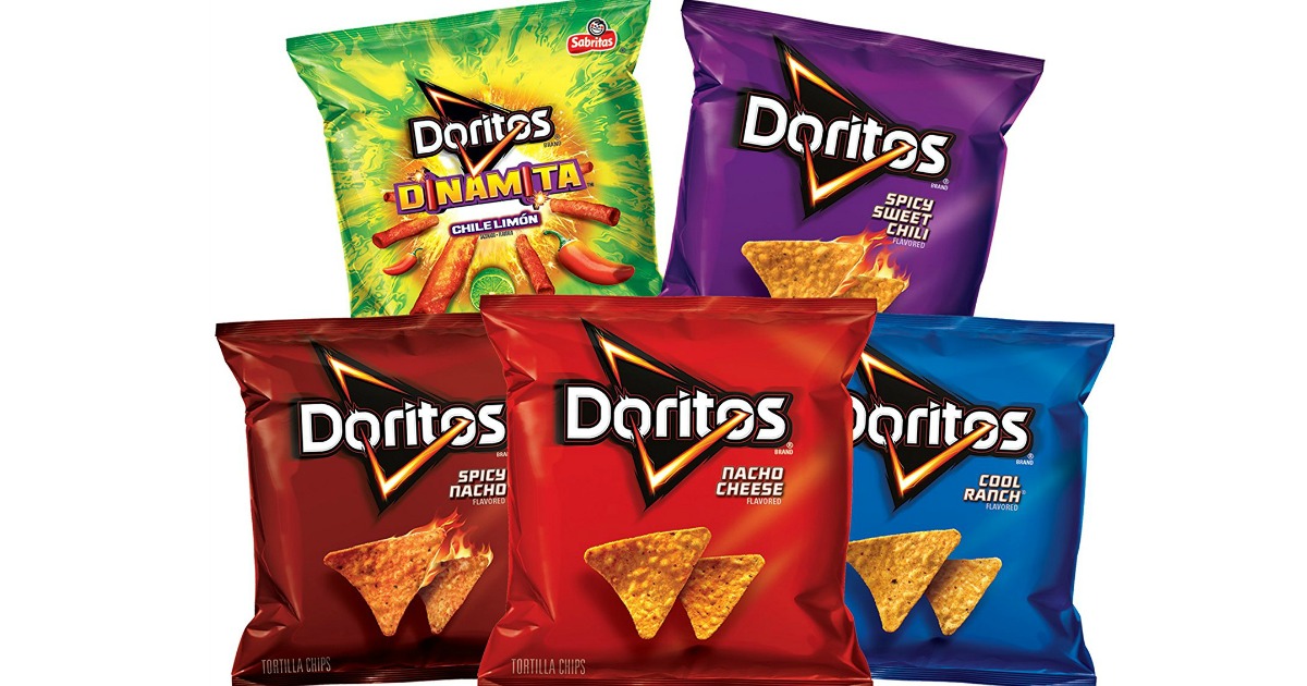 Amazon Doritos Tortilla Chip 40Count Variety Pack Only 13.29 Shipped