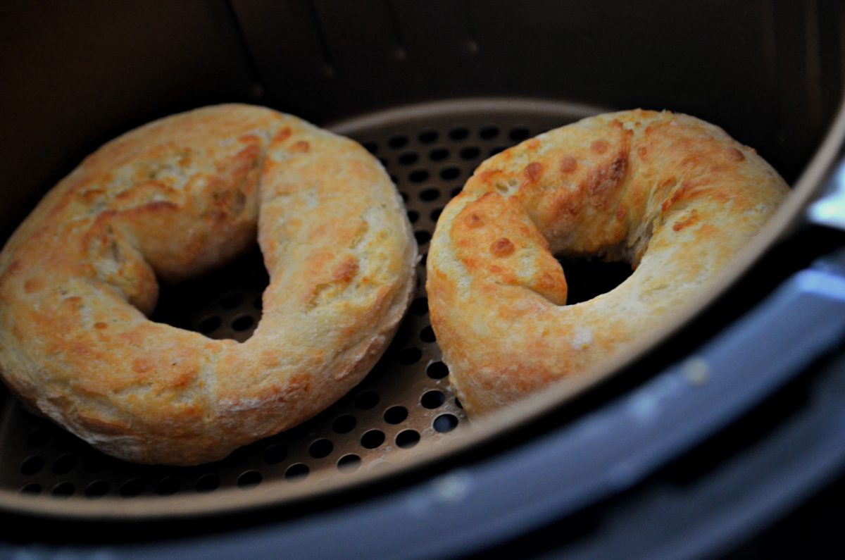 Make These Crazy Simple 2 Ingredient Air Fryer Bagels ...