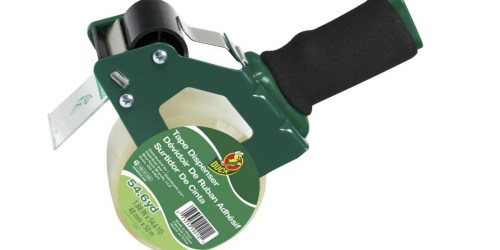 Duck Brand Tape Gun Dispenser w/ Clear Packaging Tape ONLY $5.96