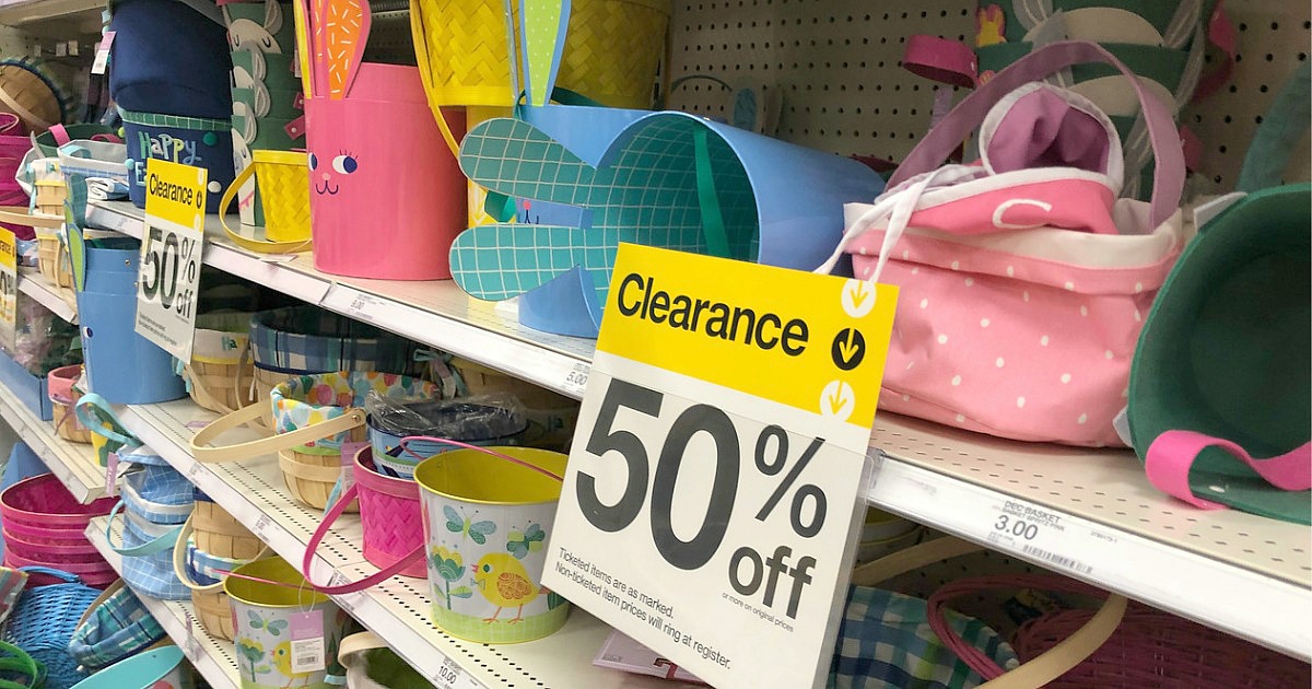 easter clearance baskets at target hip2save