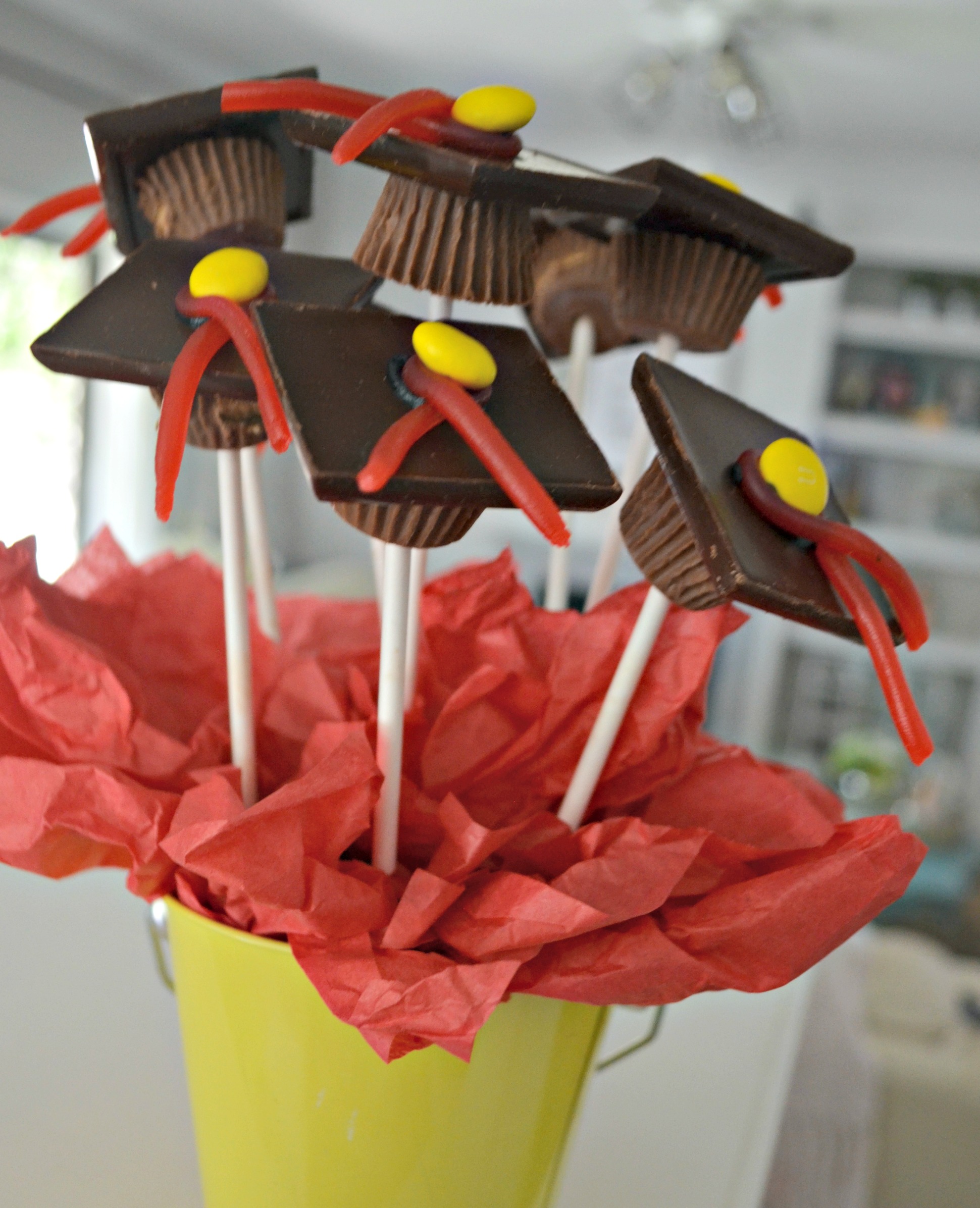 reese's cup graduation hats