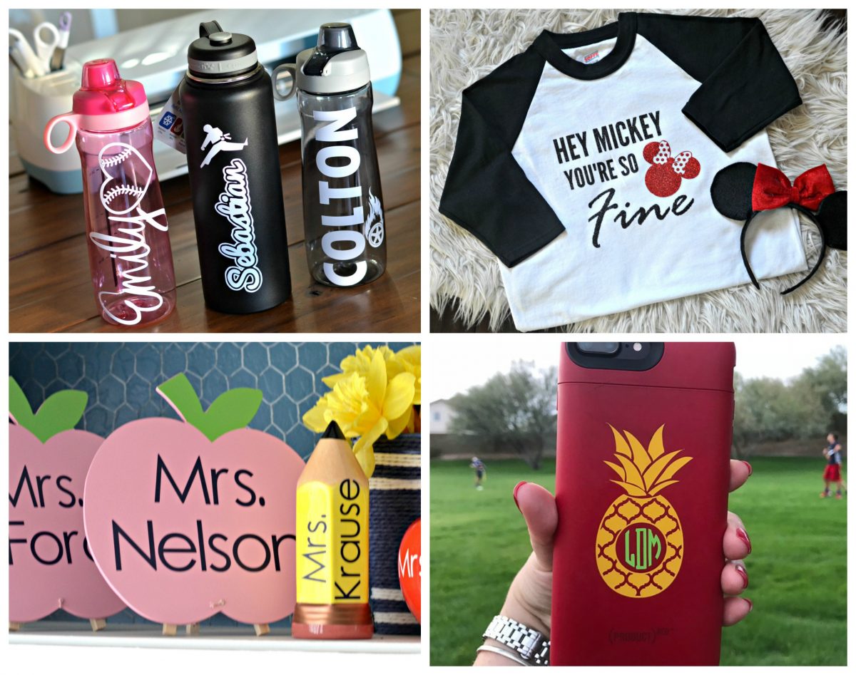 Cricut and Silhouette create clever products for home and school.