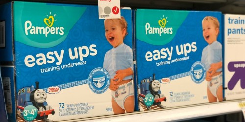 Pampers Easy Ups Boxes Only $14.49 After Target Gift Card (Regularly $25)