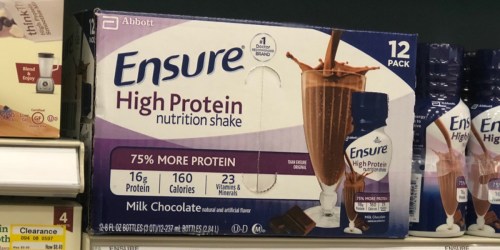 Ensure High Protein 12 Pack Only $6.39 After Target Gift Card (Regularly $16) & More