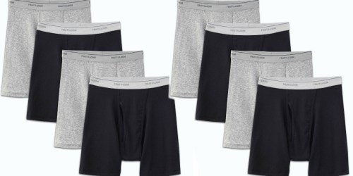 Fruit of the Loom Men’s Boxer Briefs 12-Pack ONLY $23.99 Shipped for Amazon Prime Members