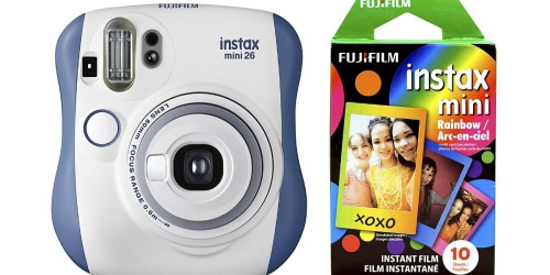 Fujifilm Instax Mini 26 Instant Film Camera + Rainbow Film Only $54.99 Shipped (Regularly $70)