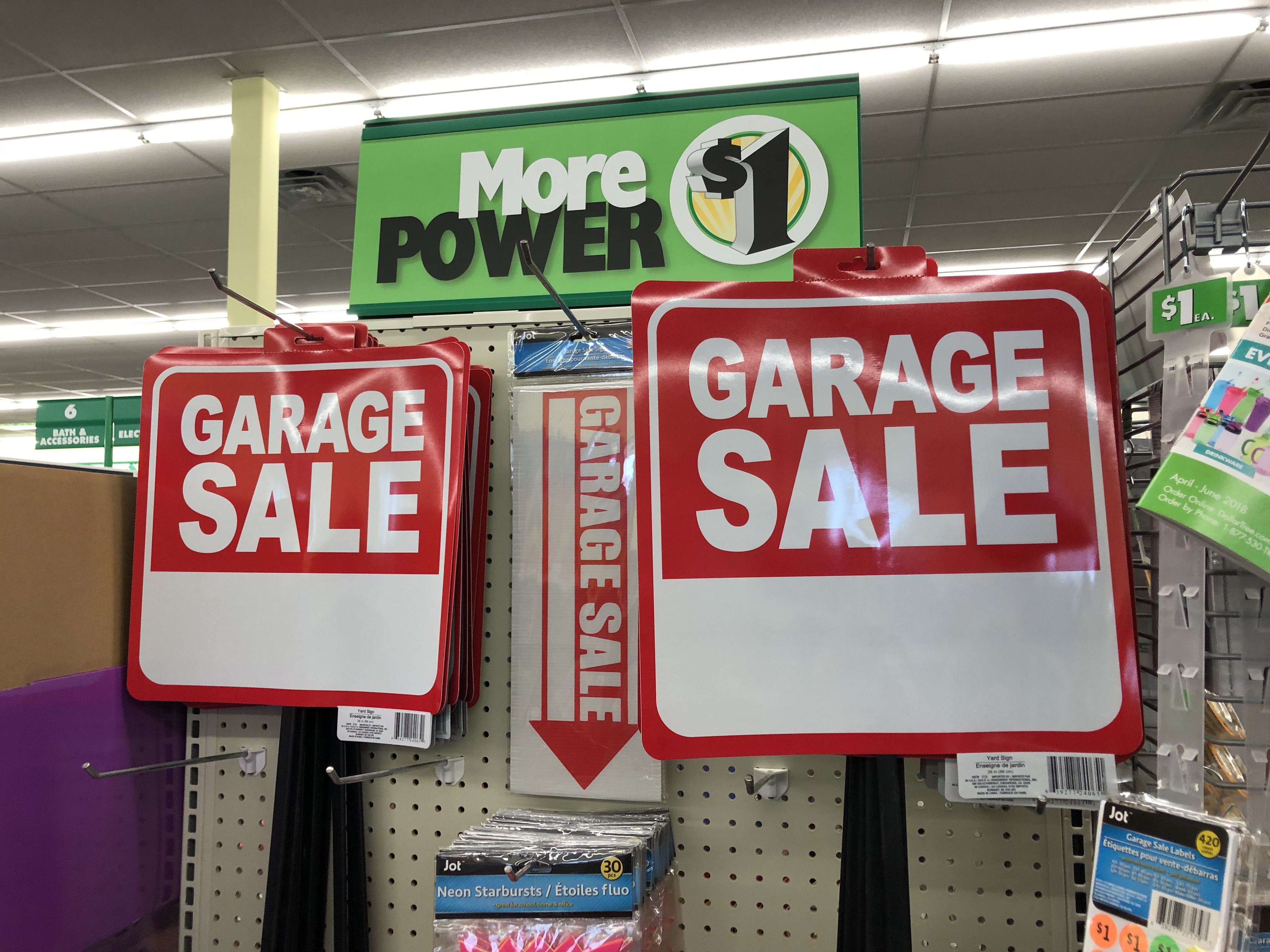 Garage Sale Necessities Just 1 At Dollar Tree