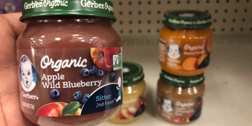 Gerber Organic Baby Food Jars Only 85¢ Each at Target