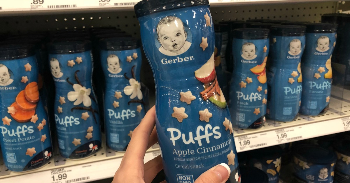 Gerber Graduates Puffs 6-Pack Only $8.61 Shipped on Amazon | Just $1.43