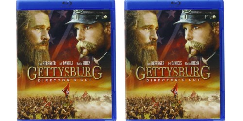 Gettysburg Director’s Cut Blu-ray ONLY $4.58 (Regularly $15)