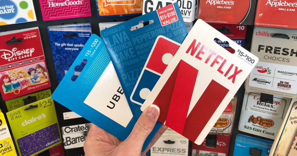 FREE 5 Walgreens Gift Card w/ Netflix, Domino's or Uber Gift Card Purchase