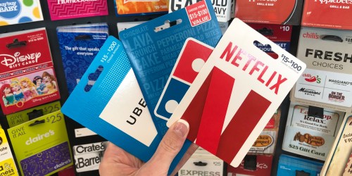 FREE $5 Walgreens Gift Card w/ Netflix, Domino’s or Uber Gift Card Purchase