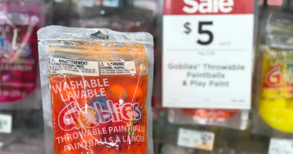 Michaels Goblies Throwable & Washable Paintball Packs Only 3.75 (Regularly 7)