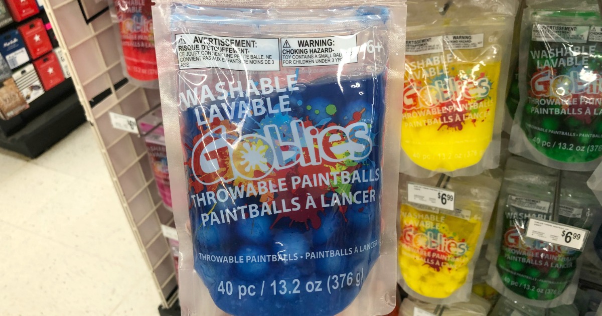 Goblies Throwable & Washable Paintballs ONLY 2.80 Shipped (Regularly