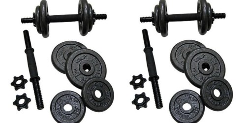 Golds Gym Dumbbells 40-Pound Set Only $29.99 (Regularly $78)