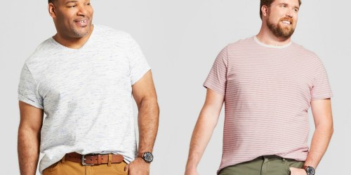 Goodfellow & Co Men’s Big & Tall T-Shirts Just $5.98 on Target.com (Regularly $12)
