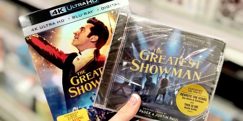 Target: The Greatest Showman 4K + Blu-ray + Digital AND Soundtrack $26.98 Shipped After Gift Card