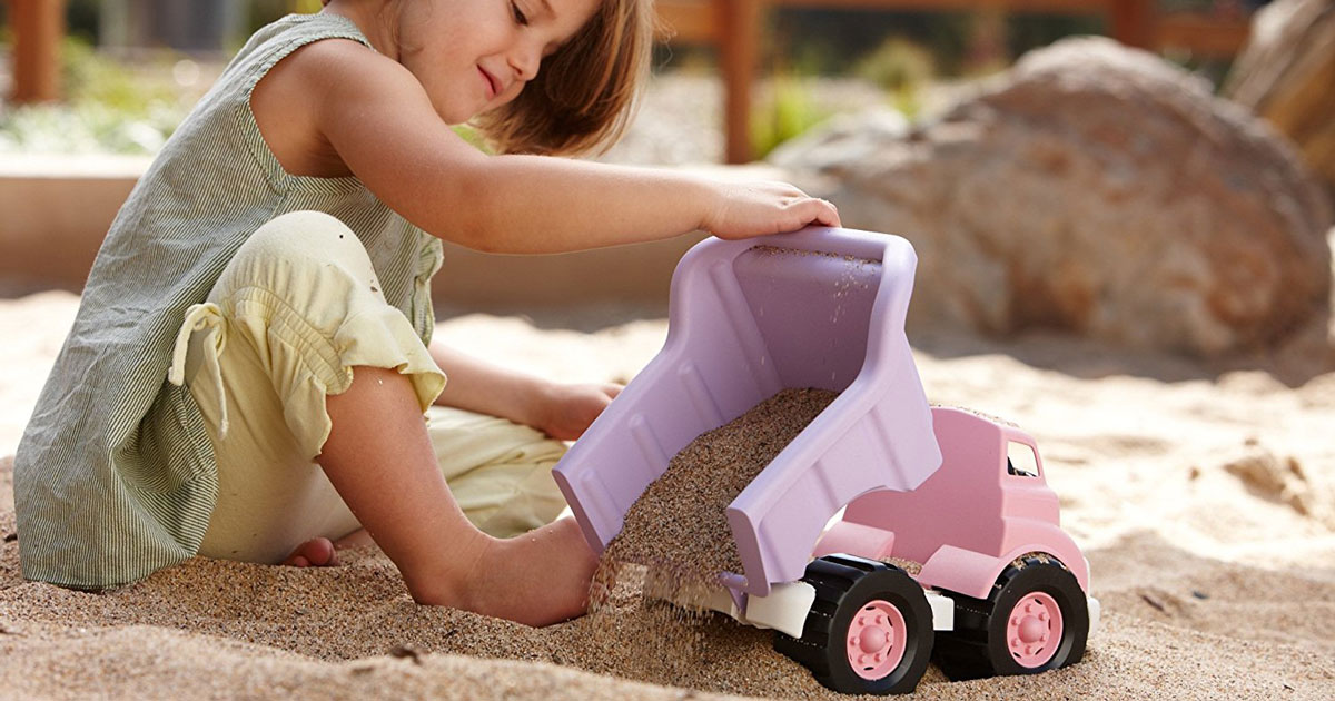 Green Toys Pink Dump Truck Just 9 49 Made In The USA With 100   Green Toys Dump Truck 