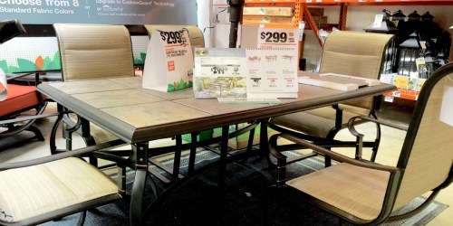 Home Depot: 7-Piece Patio Dining Set As Low As Only $299 (Regularly $499)