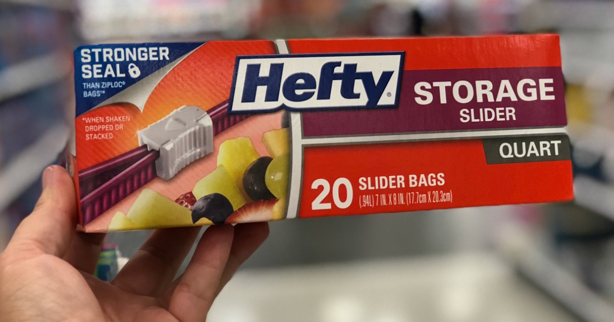 Hefty Slider Bags 20Count Only 99¢ at Target