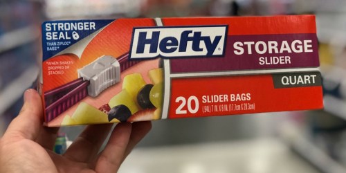 Hefty Slider Bags 20-Count Only 99¢ at Target