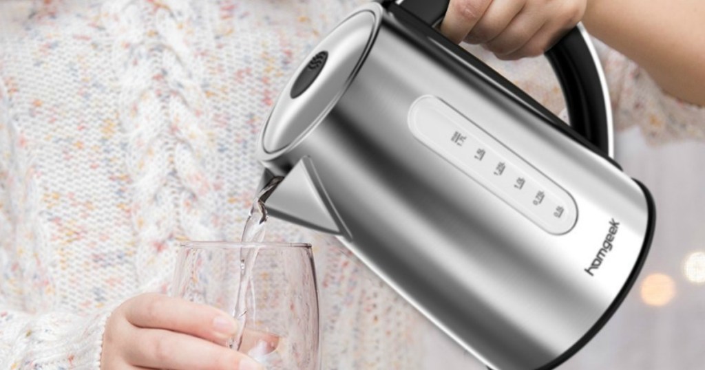 Amazon Stainless Steel Cordless Electric Kettle Just 27.99 Shipped