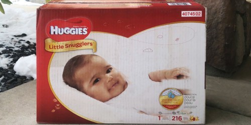 Amazon: Huggies Size 1 Diapers 216-Count Large Box Just $27.58 Shipped + More