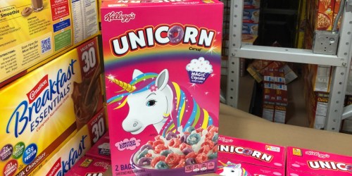 BIG Kellogg’s Unicorn Cereal Twin Packs Just $5.98 at Sam’s Club