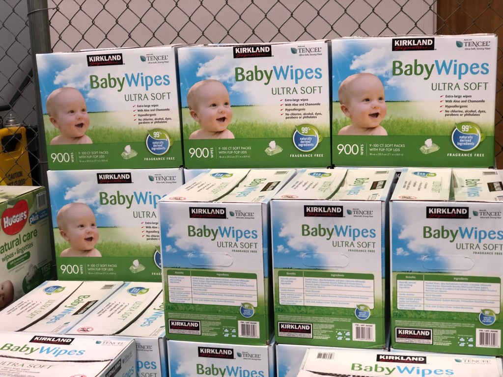 Costco Members! HUGE Kirkland Signature Baby Wipes Box ONLY 15.99 Shipped