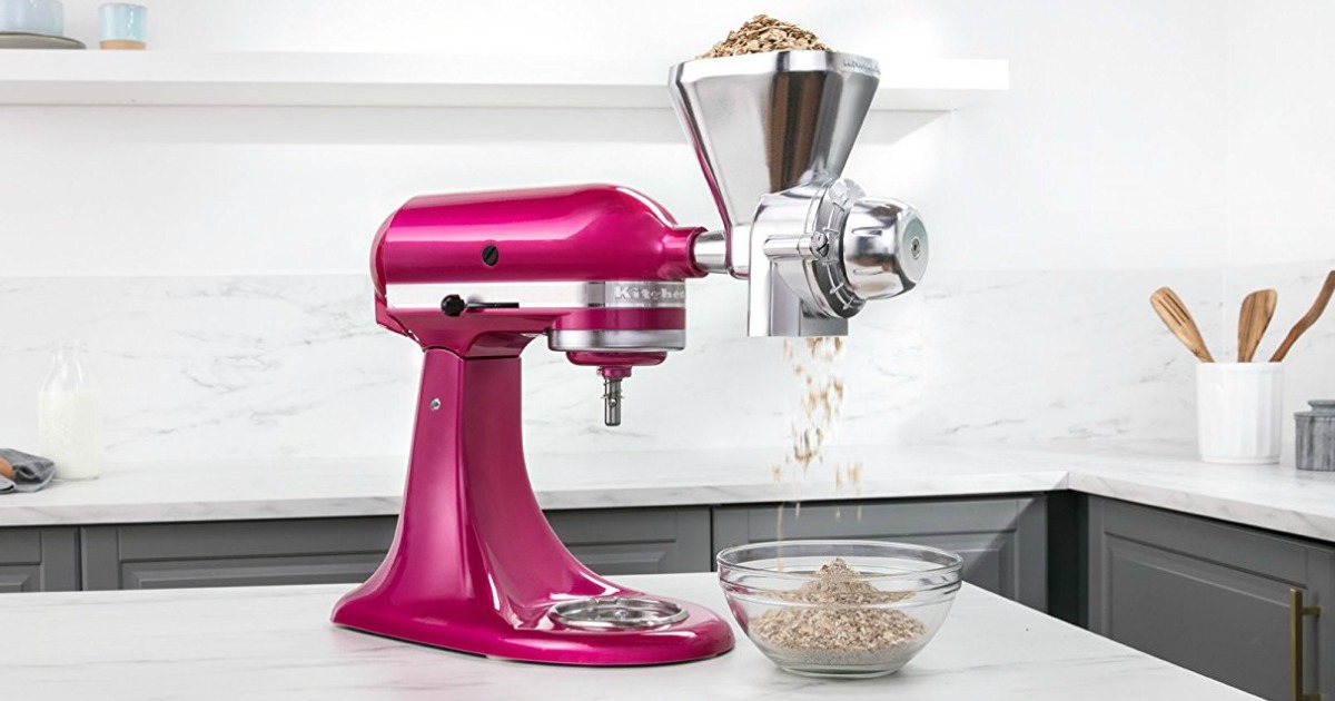 KitchenAid All Metal Grain Mill Attachment Only 69.93 Shipped
