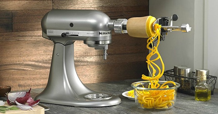 Amazon: KitchenAid Spiralizer Attachment Set ONLY $55.99 Shipped (Peel