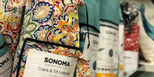 Sonoma Goods for Life 9′ Crank & Tilt Umbrella Only $55.99 + Earn $10 Kohl’s Cash