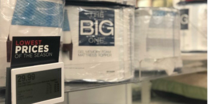 Kohl’s The Big One Gel Memory Foam Mattress Topper Only $25.49 (Regularly $80+) – ALL Sizes