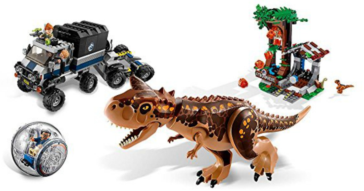 lego jurassic world carnotaurus dinosaur chase 76941 building kit