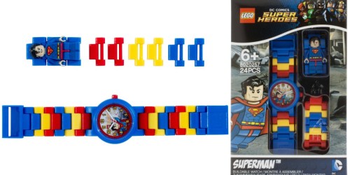 LEGO Superman Kids Minifigure Buildable Watch Only $11.99 (Regularly $25)