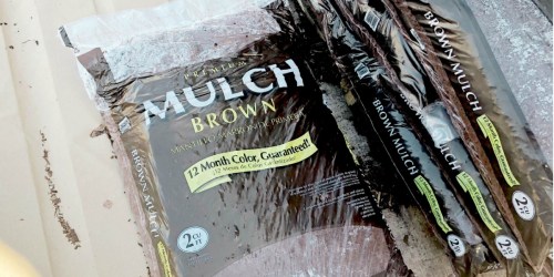 Premium Hardwood Mulch 2-Cubic Feet Bags Only $2 at Lowe’s
