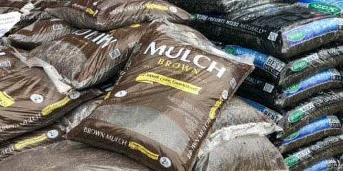 Lowe’s: Premium Hardwood Mulch ONLY $2 Per Bag