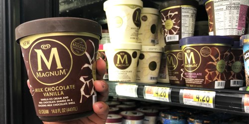 Magnum Ice Cream Tubs ONLY $2.28 After Cash Back at Walmart