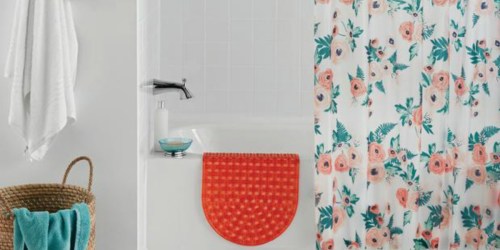Walmart: Shower Curtain Set Only $2.33 (Regularly $10) – Includes Curtain, Tub Mat & 12 Hooks
