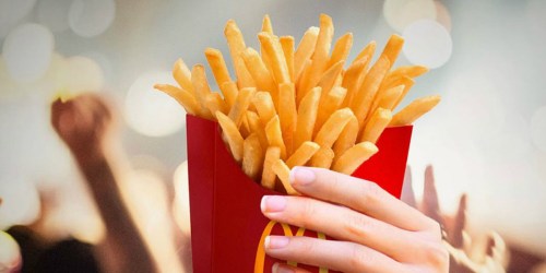 FREE McDonald’s Medium Fries w/ Any $1 Purchase for Apple Pay Customers (EVERY Friday in July)