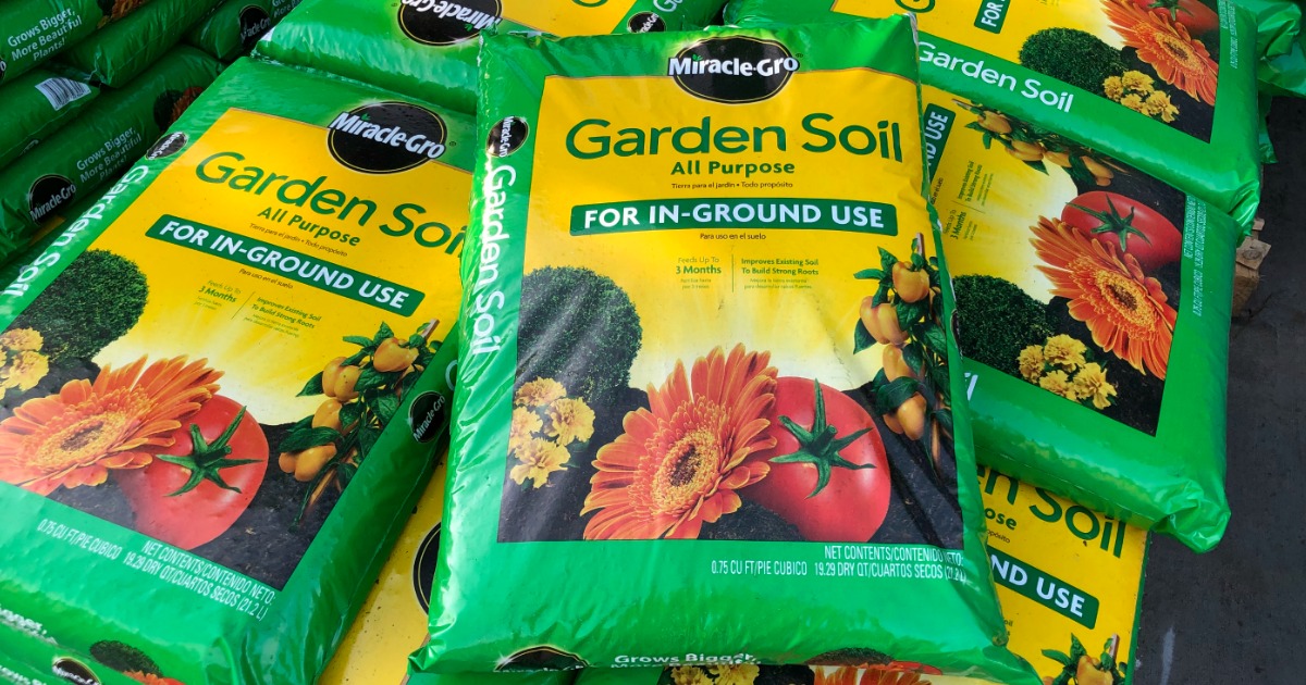 Miracle Gro All Purpose Garden Soil 1 Cu Live Plants Yard Garden