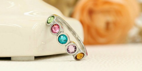 Custom Birthstone Ring ONLY $13.99 (Plan Ahead For Mother’s Day)
