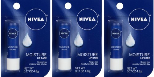 Amazon: NIVEA Moisture Lip Care 6 Pack Just $7.38 Shipped