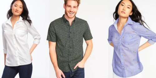 Old Navy Shirts For Entire Family Just $8-$10 (Regularly $17+)