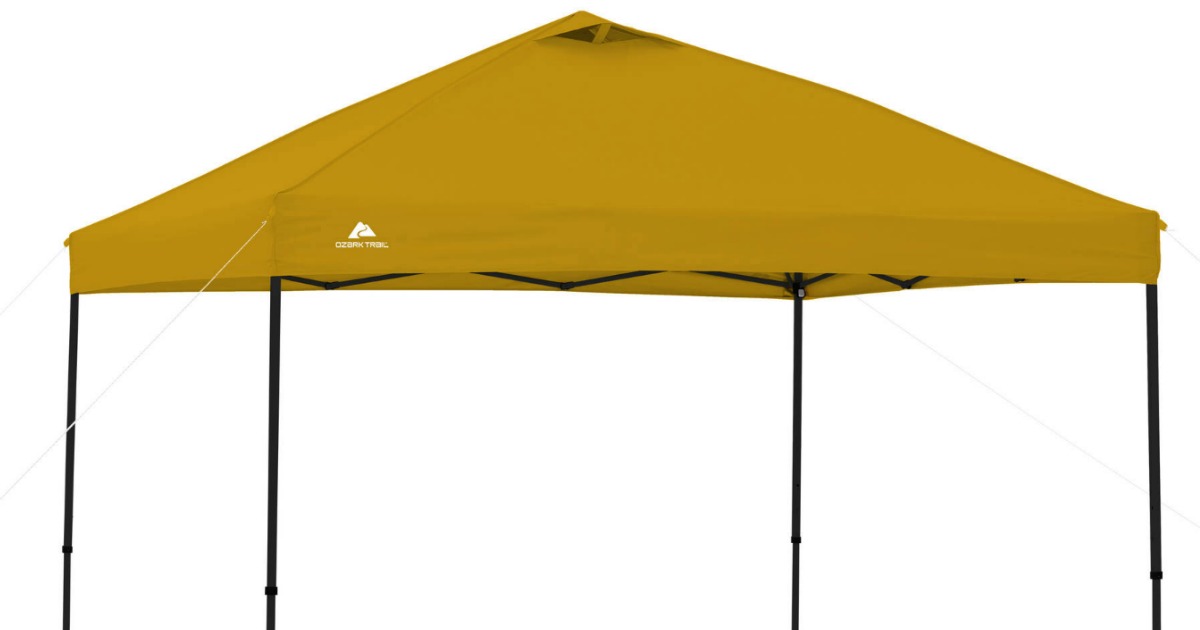 Ozark Trail 10 X 10 Instant Gazebo Just 42 Shipped   Ozark Trail Yellow Canopy 10x10 