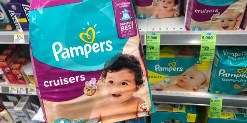 Pampers Diapers & Easy-Ups Jumbo Packs Only $2.66 Each After Walgreens Rewards