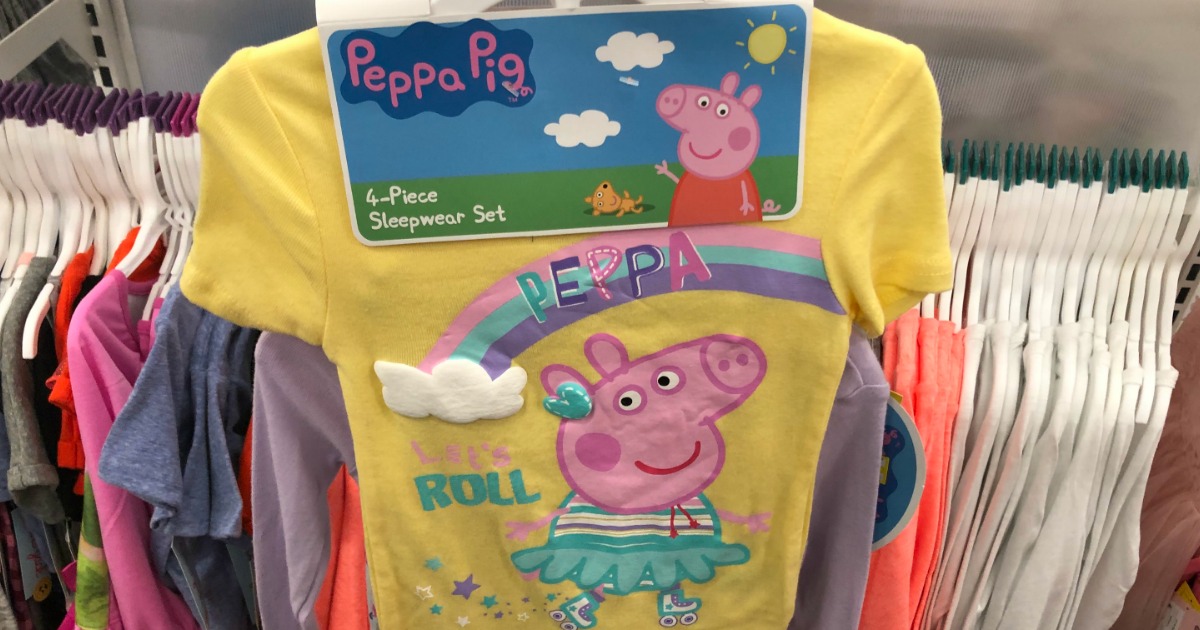 Peppa Pig 4-Piece Sleepwear Set as Low as $9.50 (Regularly $17) at ...