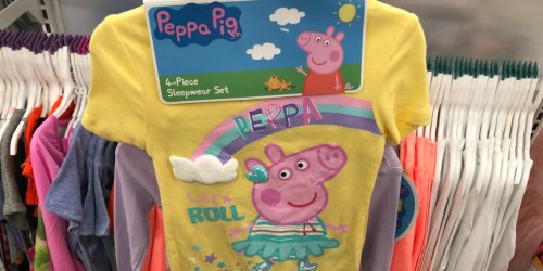 Peppa Pig 4-Piece Sleepwear Set as Low as $9.50 (Regularly $17) at Target & More