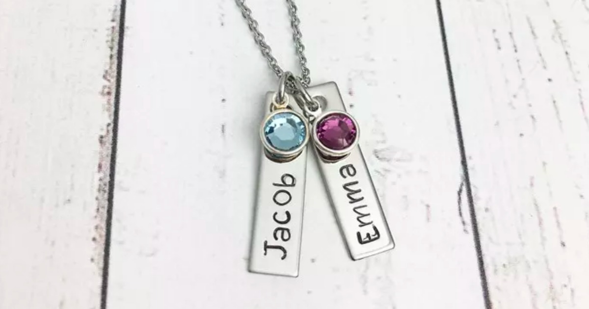 Stainless Steel Mom Tag Necklace Only $13.99 - Includes Up To 3 ...